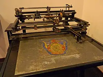 Pantographe à molette.