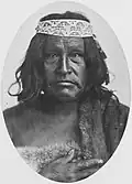 Un chef araucan, 1865.