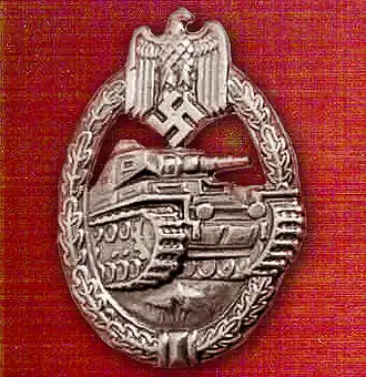 Insigne de combat des blindés