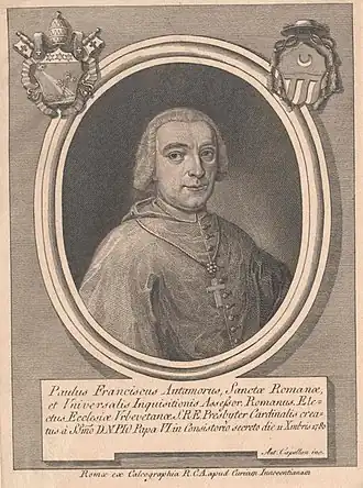 Image illustrative de l’article Paolo Francesco Antamori