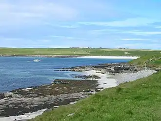 Plage à Papa Westray.