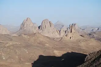 Le parc culturel de l'Ahaggar.