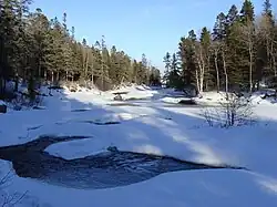 Vue du Parc de la rivière-du-Moulin, à Chicoutimi