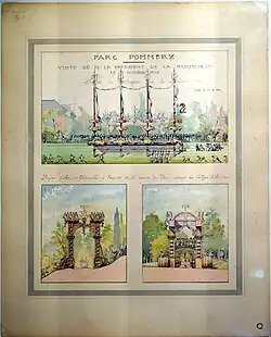 Décoré en 1913 lors de la venue du président de la République.