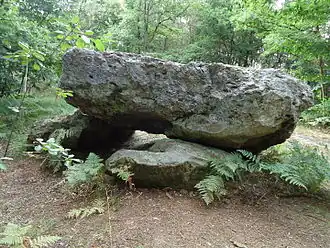 Dolmen dit la Pierre Couverte.