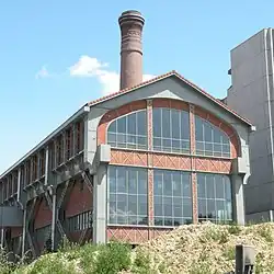 Le bâtiment de l’ancienne usine d’air comprimé.