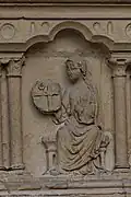 La Foi sur le portail du Jugement dernier de Notre-Dame de Paris