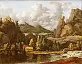 Caprice scandinave, rivière dans une vallée montagneuse, Musée du Louvre