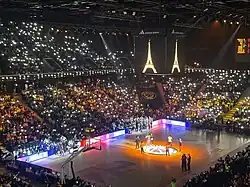 Animation durant le match inaugural