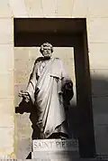Statue de saint Pierre.