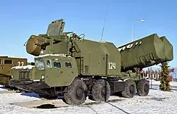 Véhicule porteur du 4K51 Rubezh.