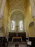 Chœur, vue vers l'est.