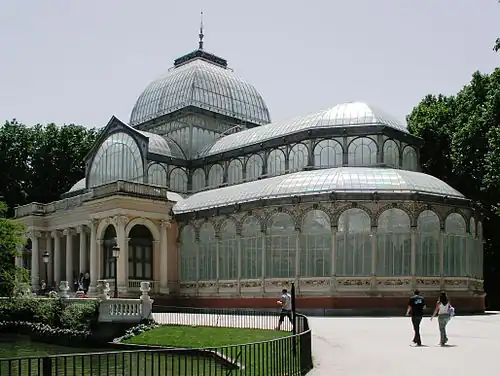 Le Palais de Cristal de Madrid.