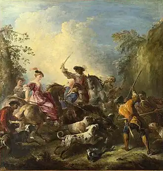 Chasse au sanglier, National Gallery, Londres.