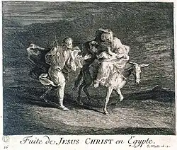 La Fuite en Égypte.