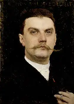 Portrait du peintre finlandais Albert Edelfelt, 1887, Musée d'Art Ateneum, Helsinki.