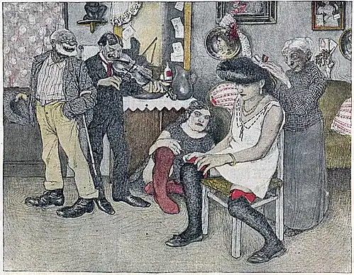 Dessin de Jules Pascin (1905).