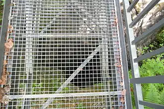 vue sous la passerelle