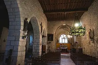 La nef de l'église.