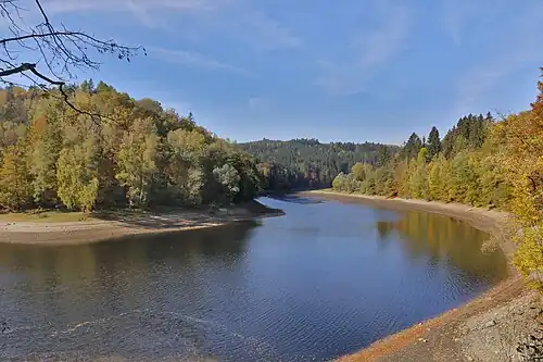 Réservoir de Pastviny.