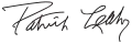 Signature de Patrick Leahy