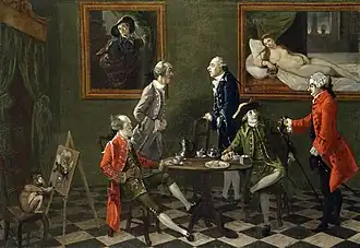 The Cognoscenti: y compris le capitaine Walcot, M. Apthorpe et Thomas Patch (1757–59)