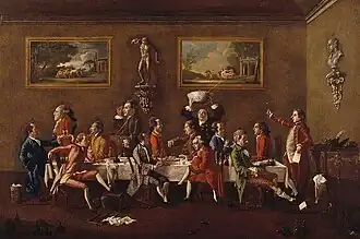 Une Punch Party à Florence (1760)