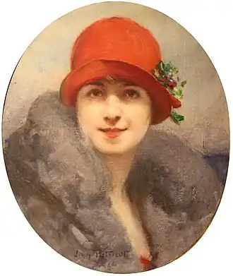 Dame au chapeau rouge, Avignon, musée Louis Vouland.