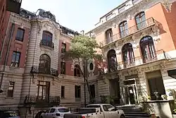 Hôtel Pauilhac : élévations sur cour côté rue Roquelaine.