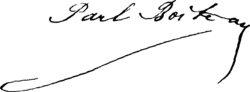 signature de Paul Boiteau