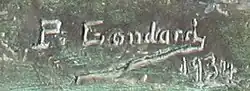 signature de Paul Gondard (sculpteur)