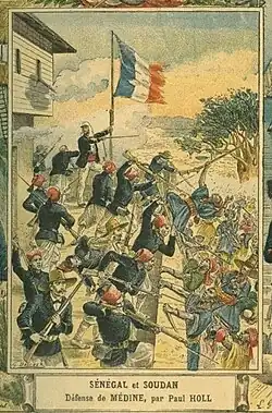 La défense de Médine, par Paul Holle, 1893.