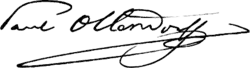 signature de Paul Ollendorff