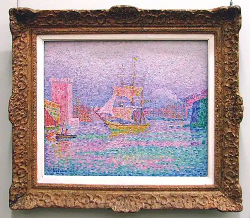 Signac, Port de Marseille (1906-1907), musée de l'Ermitage.