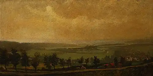 Village dans le champs.