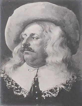 Porthos. Toile de :Paul de Plument de Bailhac&nbsp;(en), Salon de l'école française, 1907.