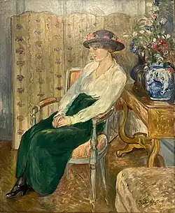 La Femme au chapeau, Collection privée.