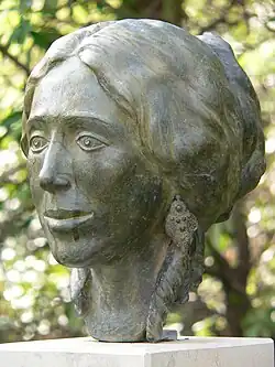 Buste de Pauline Viardot à Baden-Baden.
