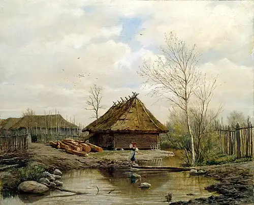 Printemps, (1875), Galerie Tretiakov