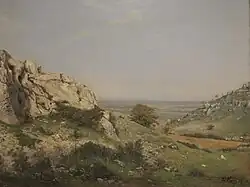 Paysage de la Côte-d'Or, environs de Dijon (1875)