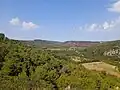 Paysage du haut de la tour de Boussecos.
