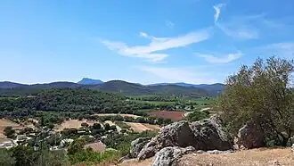 Paysages varois depuis le site de Sainte-Croix.