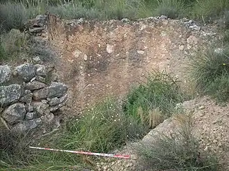 Détail d'un espace d'habitation (Peñas de Béjar I)