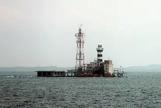 Pedra Branca et le phare Horsburgh.