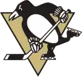 Logo des Penguins représentant un manchot qui patine.