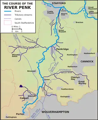 Image illustrative de l’article Penk (rivière du Royaume-Uni)