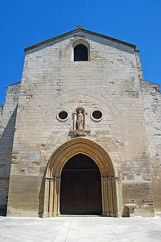 La façade occidentale.