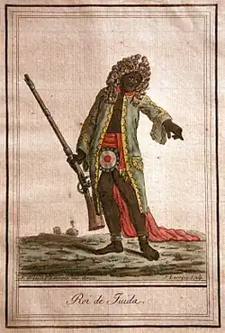 Jacques Grasset de Saint-Sauveur : Le roi de Juida [Ouidah] (fin XVIIIe&nbsp;siècle).
