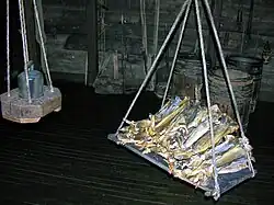 La pesée du stockfish.
