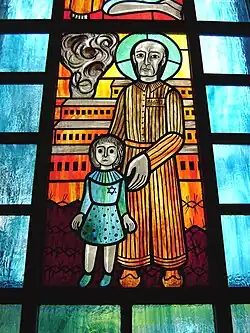Violence et mort : Gabriele Schwarz-Eckart&nbsp;(de) et Maximilien Kolbe, tous deux morts à Auschwitz